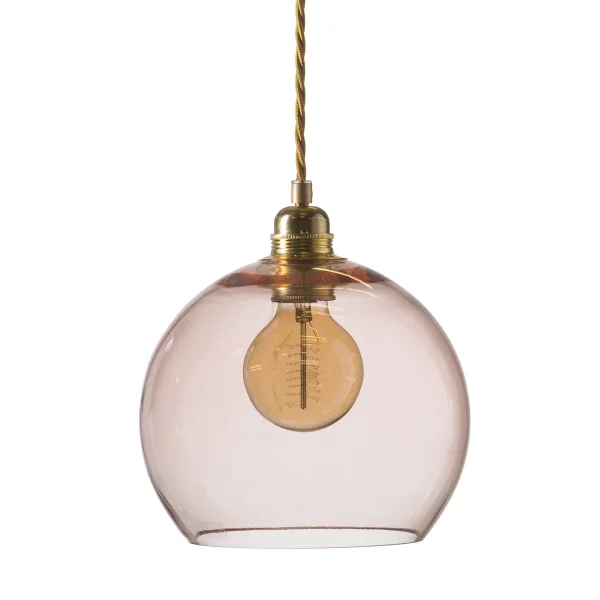 EBB & FLOW Lampe à suspension Rowan M, Ø 22 cm bright coral