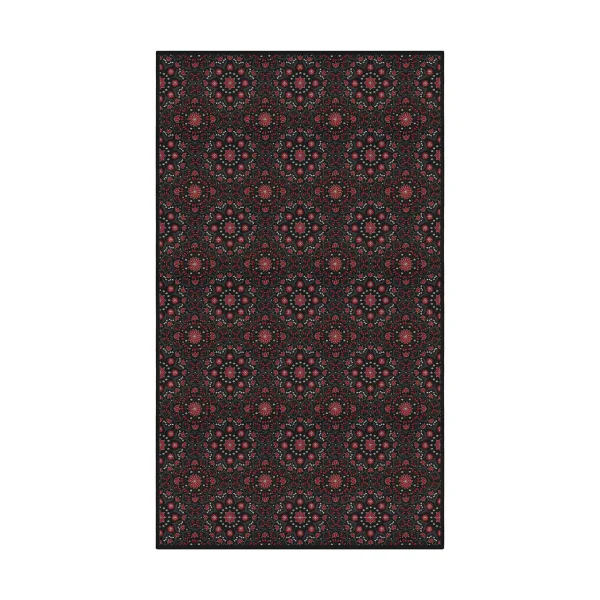 Ekelund Linneväveri Nappe Bettys jul 145x250 cm Rouge-noir