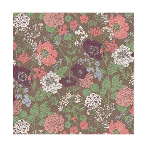 Ekelund Linneväveri Nappe Blomsterfång 145x145 cm Multi