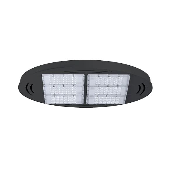 Elmark Veca - éclairage en hauteur - Ø46 x 17 cm - 200W LED inclus - IP65 - gris foncé