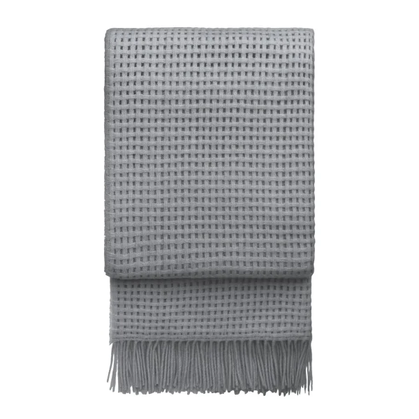 Elvang Denmark Plaid Basket 130x200 cm Gris clair