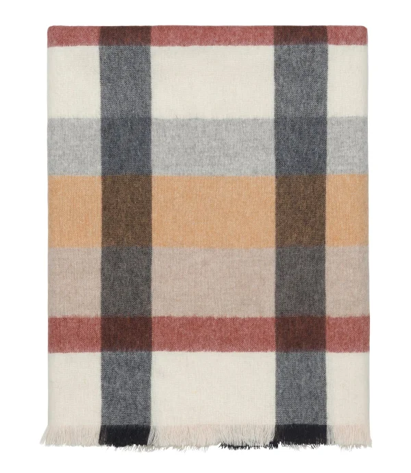 Elvang Denmark Plaid Intersection 130x190 cm Rusty red-grey