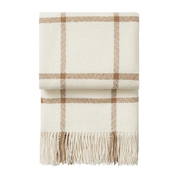 Elvang Denmark Plaid Tartan 130x190 cm Ivory