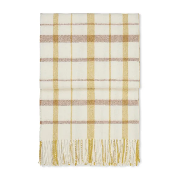 Elvang Denmark Plaid Tweed 130x200 cm Light yellow