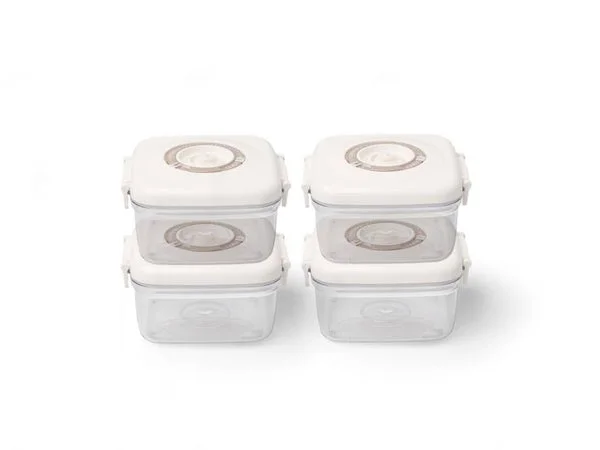 Ensemble de boîtes de conservation sous vide 1 400 ml (4 unités)
