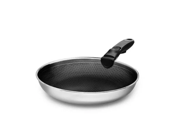 Ensemble de poêle avec poignée détachable 24cm