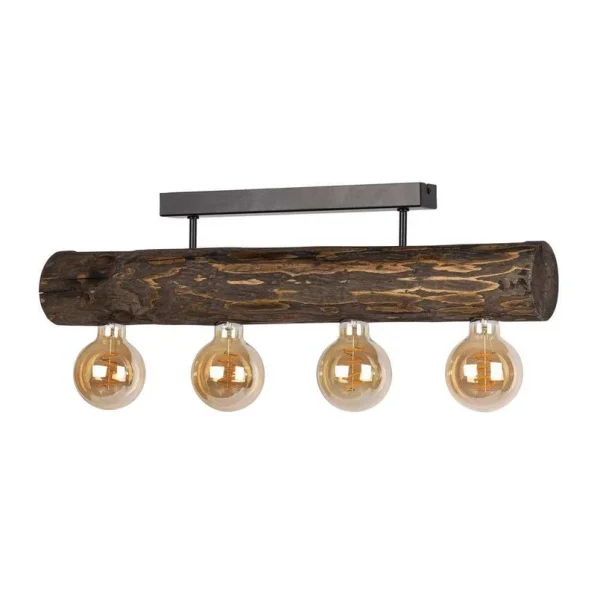 Envostar - Beam 4 Plafonnier Dark Pine Wood
