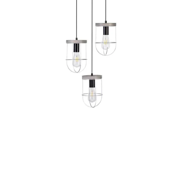 Envostar - Neptuna Cluster Suspension Grey Wood/Black/Grey