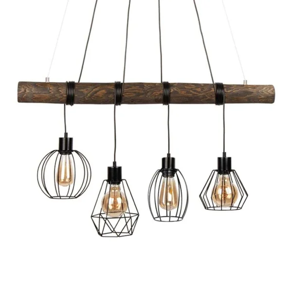 Envostar - Various 4 Suspension Dark Pine Wood