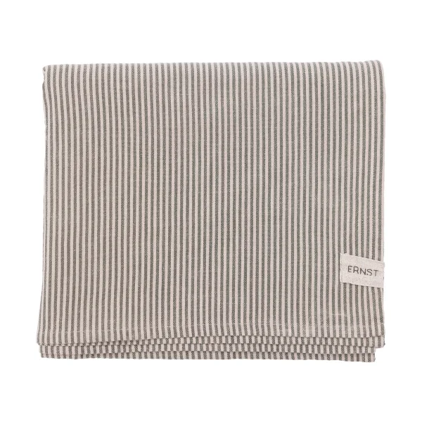 ERNST Nappe Ernst à fines rayures 145x300 cm Vert–beige