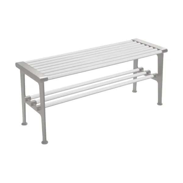 Essem Design Banc Nostalgi 100 cm Blanc-aluminium