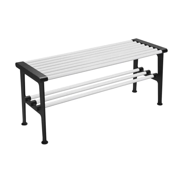 Essem Design Banc Nostalgi 100 cm Blanc-noir