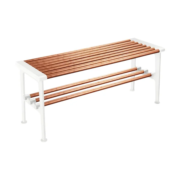 Essem Design Banc Nostalgi 100 cm Cuivre-blanc