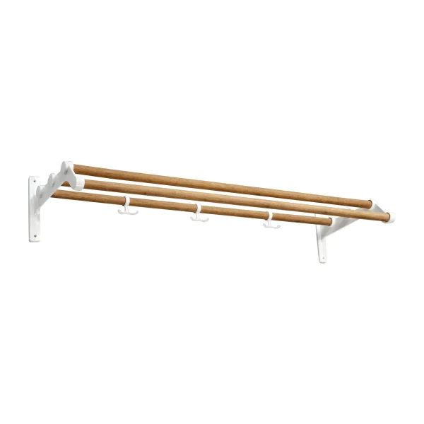 Essem Design Etagère à chapeaux Nostalgi 291 100 cm Bambou-blanc