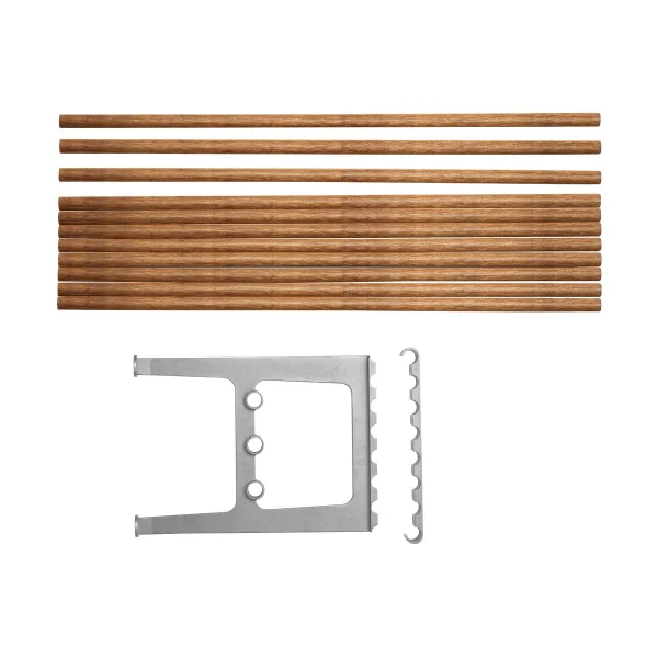 Essem Design Extension de banc Nostalgi 100 cm Bambou-aluminium