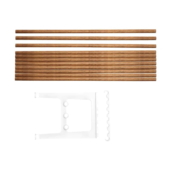 Essem Design Extension de banc Nostalgi 100 cm Bambou-blanc