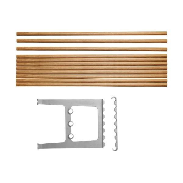 Essem Design Extension de banc Nostalgi 100 cm Chêne-aluminium