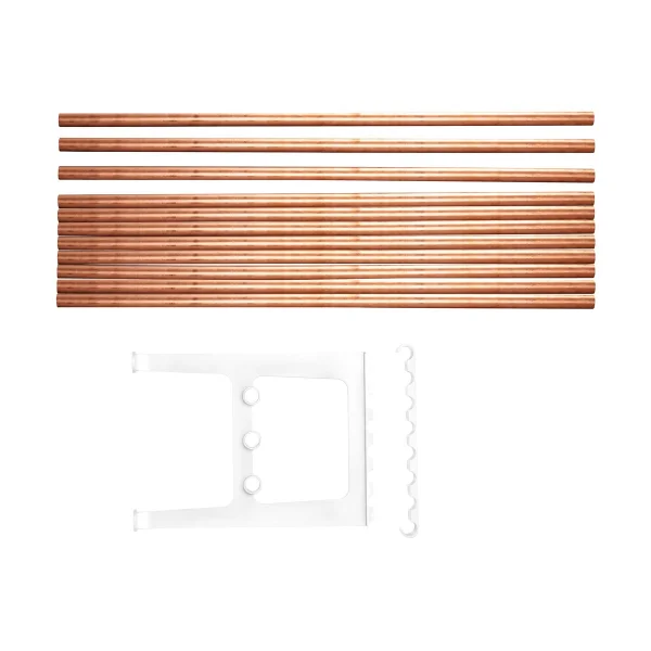 Essem Design Extension de banc Nostalgi 100 cm Cuivre-blanc