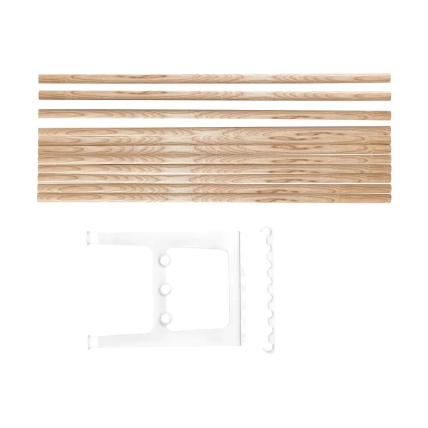 Essem Design Extension de banc Nostalgi 100 cm Frêne-blanc