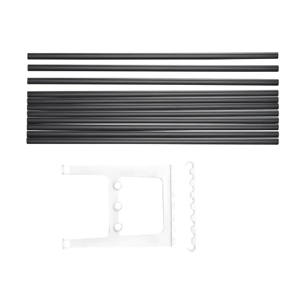 Essem Design Extension de banc Nostalgi 100 cm Noir-blanc