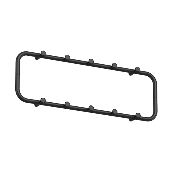 Essem Design Patère Classic 80 cm Noir