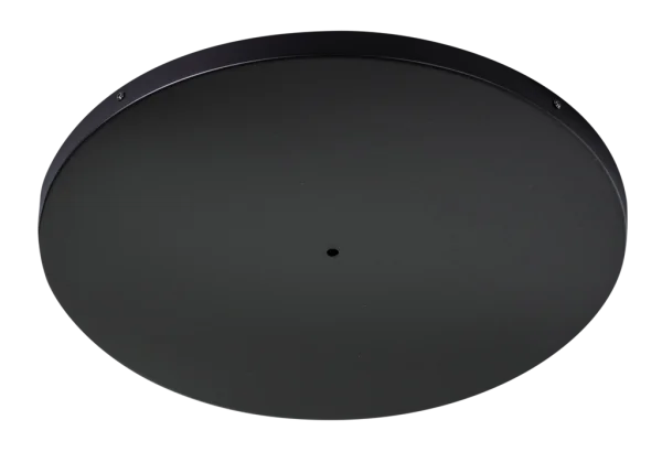 ETH - cache plafond rond avec support transversal - Ø70 x 3 cm - noir mat