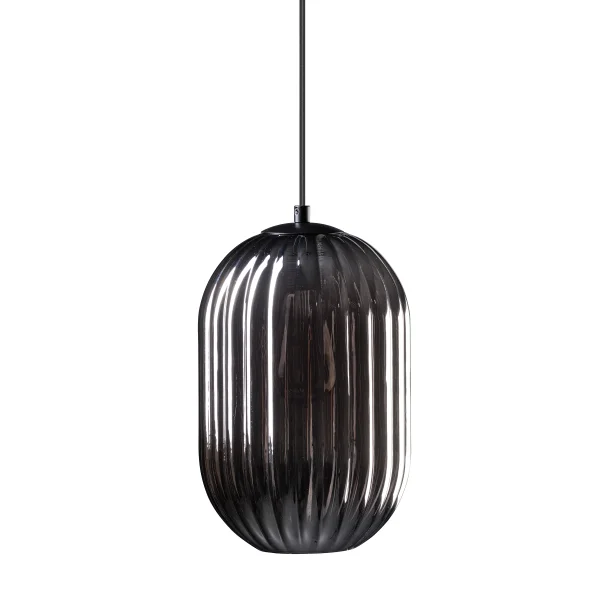 ETH Glamm - lampe suspendue - Ø 20 x 165 cm - noir