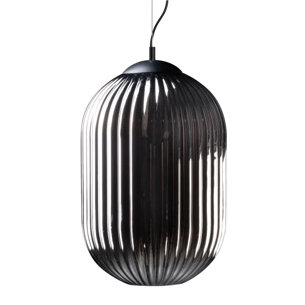 ETH Glamm - lampe suspendue - Ø 30 x 165 cm - noir