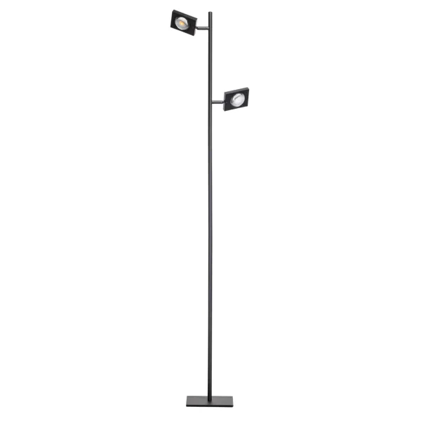 ETH Jake - lampadaire - 31 x 150 cm - LED 20W inclus - noir