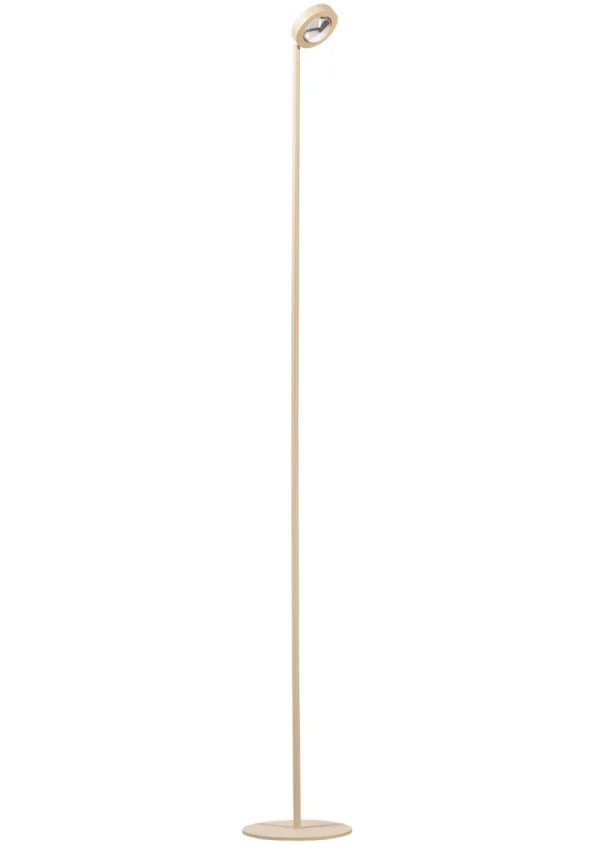 ETH Jake Round - lampadaire - 154 cm - gradation à 3 niveaux - LED 9W inclus - sable