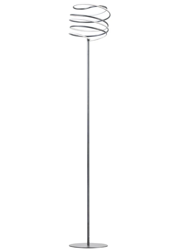 ETH Slinger - lampadaire - Ø 21,5 x 154,9 cm - gradation à 3 niveaux - LED 24W inclus - noir