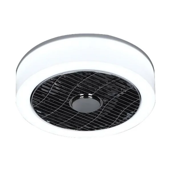 ETH - The Fan No. 5 - ventilateur de plafond avec télécommande - ⌀ 40 x 18 cm - 24W LED inclus dimmable - opale