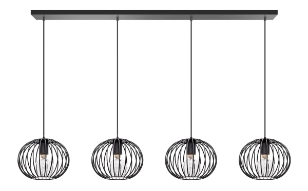 ETH Wire 2.0 - lampe suspendue - 120 cm - noir