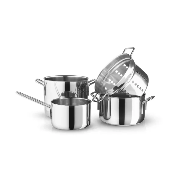 Eva Solo Casseroles Eva Trio Stainless Steel, 4 pièces Acier inoxydable