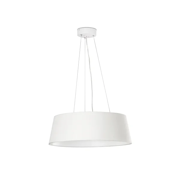 Faro Aina - lampe suspendue - Ø 46 x 15,5 cm - 40W LED inclus - IP44 - blanc mat
