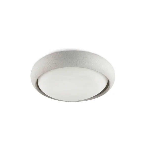 Faro Anga - plafonnier - Ø 26,7 x 9 cm - 24W LED inclus - IP44 - beige