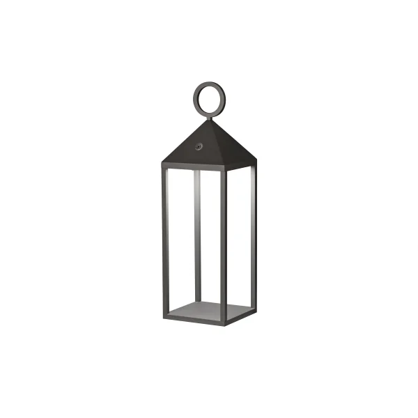 Faro Argus - lampes portables - 14 x 14 x 47 cm - 2W LED inclus - IP54 - gris foncé