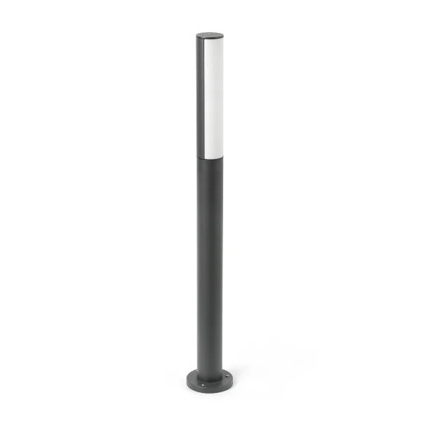 Faro Beret 2 - lampe de jardin - Ø 6,5 x 90 cm - 8W LED inclus - IP54 - anthracite