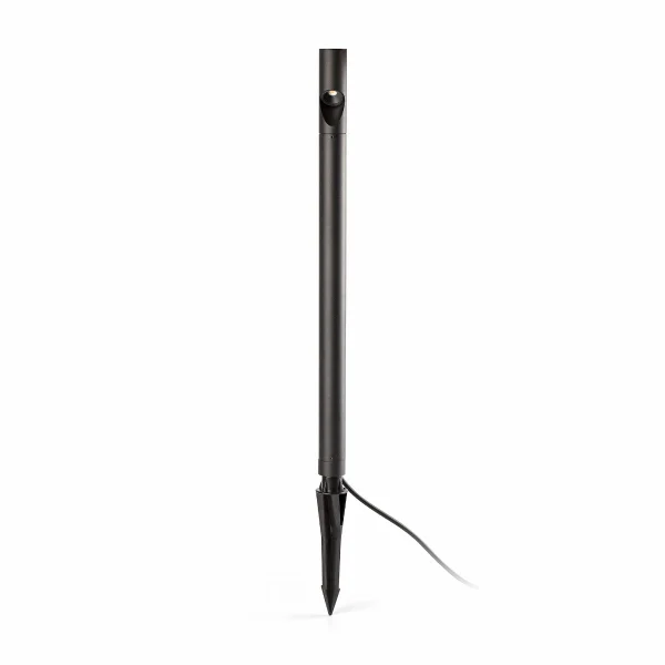 Faro Bezel - lampe de jardin sur piquet - Ø 4 x 80 cm - 8W LED inclus - IP65 - noir