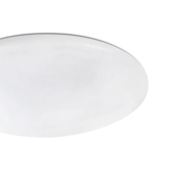 Faro Bic - plafonnier - Ø 60 x 14,5 cm - 60W LED dimmable inclus - blanc mat