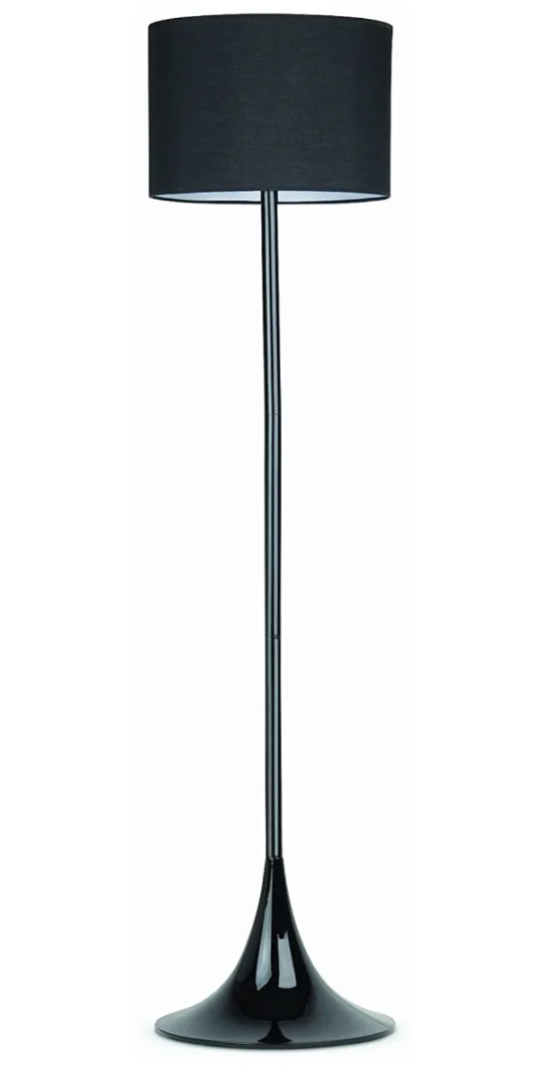 Faro Black - lampadaire - 149 cm - noir mat