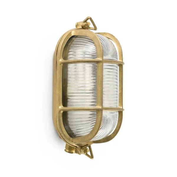 Faro Borda - applique murale - 11 x 12 x 23 cm - IP65 - laiton