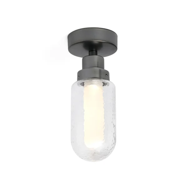 Faro Brume - plafonnier - Ø 8 x 23 cm - 3W LED inclus - IP44 - anthracite