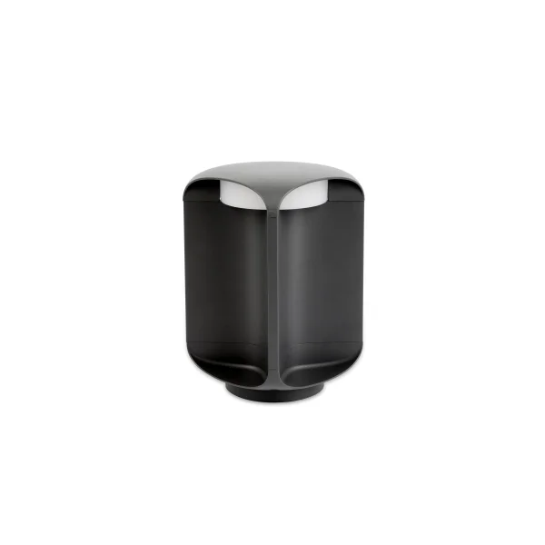 Faro Bu-Oh - lampe de jardin - 11,5 x 11,5 x 26,5 cm - 12W LED inclus - IP65 - gris foncé