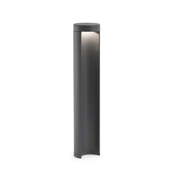 Faro Chandra - lampe de jardin - 9 x 45 cm - 7W LED inclus - IP54 - gris foncé
