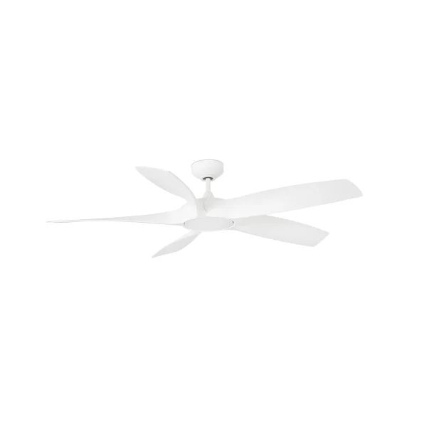 Faro Cocos - ventilateur de plafond avec lumière et télécommande - Ø 137 cm - 20W LED inclus - blanc