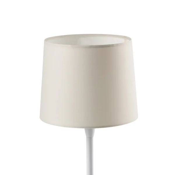Faro Conga - lampe à poser - Ø 25 x 49,5 cm - blanc et beige