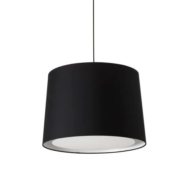Faro Conga - lampe suspendue - Ø 40 x 30 cm - noir