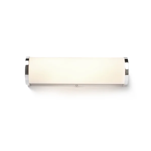 Faro Danubio - applique murale - 28,5 x 8 x 9 cm - 9W LED inclus - IP44 - chrome brillant