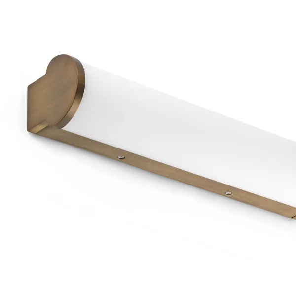 Faro Danubio - applique murale - 39,5 x 8 x 9 cm - 12W LED inclus - IP44 - bronze
